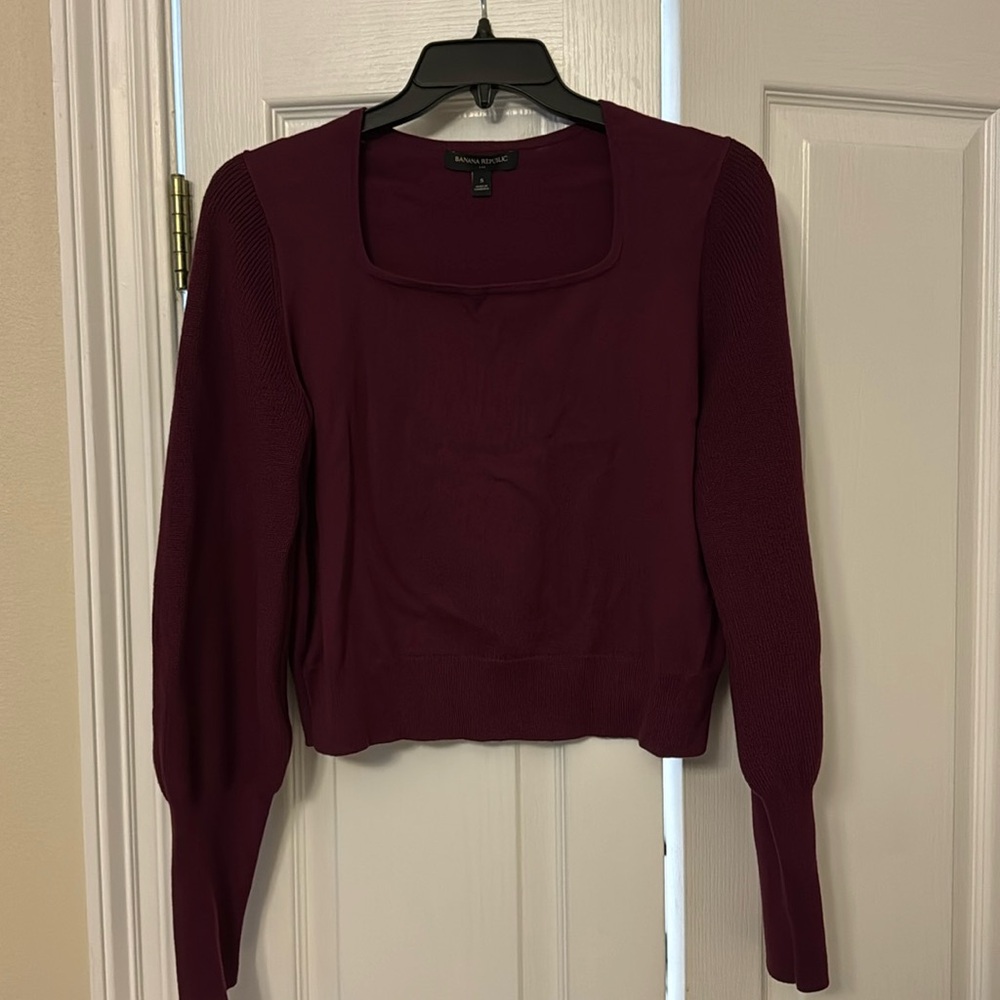 Banana Republic wine sweater